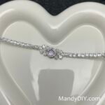 Kit 697 | DIY Bracelet Kit with 5A Zircon Beads | All-Inclusive Beginner Jewelry Making Gift for Women | Video Guide Included | Finished Product - Image 5