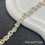 Kit 698 | DIY Bracelet Kit with 5A Zircon Beads | All-Inclusive Beginner Jewelry Making Gift for Women | Video Guide Included | Finished Product