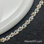 Kit 698 | DIY Bracelet Kit with 5A Zircon Beads | All-Inclusive Beginner Jewelry Making Gift for Women | Video Guide Included | Finished Product - Image 4