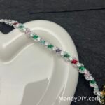 Kit 700 (Tutorial Ready)| DIY Bracelet Kit with 5A Zircon Beads | All-Inclusive Beginner Jewelry Making Gift for Women | Video Guide Included | Finished Product - Image 5