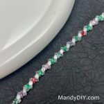 Kit 700 (Tutorial Ready)| DIY Bracelet Kit with 5A Zircon Beads | All-Inclusive Beginner Jewelry Making Gift for Women | Video Guide Included | Finished Product - Image 4