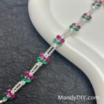Kit 701 (Tutorial Ready)| DIY Bracelet Kit with 5A Zircon Beads | All-Inclusive Beginner Jewelry Making Gift for Women | Video Guide Included | Finished Product