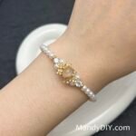 Kit 702 (Tutorial Ready)| DIY Bracelet Kit with 5A Zircon Beads | All-Inclusive Beginner Jewelry Making Gift for Women | Video Guide Included | Finished Product - Image 3