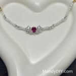 Kit 703(Tutorial Ready) | DIY Bracelet Kit with 5A Zircon Beads | All-Inclusive Beginner Jewelry Making Gift for Women | Video Guide Included | Finished Product - Image 2