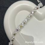 Kit 704 | DIY Bracelet Kit with 5A Zircon Beads | All-Inclusive Beginner Jewelry Making Gift for Women | Video Guide Included | Finished Product - Image 2