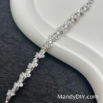 Kit 704 | DIY Bracelet Kit with 5A Zircon Beads | All-Inclusive Beginner Jewelry Making Gift for Women | Video Guide Included | Finished Product