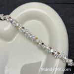 Kit 704 | DIY Bracelet Kit with 5A Zircon Beads | All-Inclusive Beginner Jewelry Making Gift for Women | Video Guide Included | Finished Product - Image 5