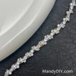 Kit 704 | DIY Bracelet Kit with 5A Zircon Beads | All-Inclusive Beginner Jewelry Making Gift for Women | Video Guide Included | Finished Product - Image 4