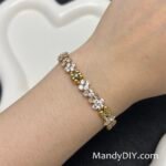Kit 707 (Tutorial Ready)| DIY Bracelet Kit with 5A Zircon Beads | All-Inclusive Beginner Jewelry Making Gift for Women | Video Guide Included | Finished Product - Image 2