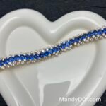 Kit 708 | DIY Bracelet Kit with 5A Zircon Beads | All-Inclusive Beginner Jewelry Making Gift for Women | Video Guide Included | Finished Product - Image 4