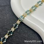 Kit 709 | DIY Bracelet Kit with 5A Zircon Beads | All-Inclusive Beginner Jewelry Making Gift for Women | Video Guide Included | Finished Product