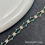 Kit 709 | DIY Bracelet Kit with 5A Zircon Beads | All-Inclusive Beginner Jewelry Making Gift for Women | Video Guide Included | Finished Product - Image 3