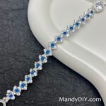 Kit 711 (Tutorial Ready)| DIY Bracelet Kit with 5A Zircon Beads | All-Inclusive Beginner Jewelry Making Gift for Women | Video Guide Included | Finished Product