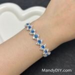 Kit 711 (Tutorial Ready)| DIY Bracelet Kit with 5A Zircon Beads | All-Inclusive Beginner Jewelry Making Gift for Women | Video Guide Included | Finished Product - Image 2