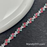 Kit 712 (Tutorial Ready)| DIY Bracelet Kit with 5A Zircon Beads | All-Inclusive Beginner Jewelry Making Gift for Women | Video Guide Included | Finished Product - Image 3