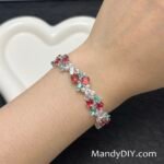 Kit 712 (Tutorial Ready)| DIY Bracelet Kit with 5A Zircon Beads | All-Inclusive Beginner Jewelry Making Gift for Women | Video Guide Included | Finished Product - Image 2
