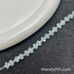 Kit 713 | DIY Bracelet Kit with 5A Zircon Beads | All-Inclusive Beginner Jewelry Making Gift for Women | Video Guide Included | Finished Product - Image 3