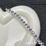 Kit 714 | DIY Bracelet Kit with 5A Zircon Beads | All-Inclusive Beginner Jewelry Making Gift for Women | Video Guide Included | Finished Product - Image 4