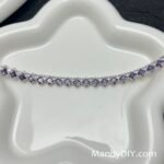 Kit 714 | DIY Bracelet Kit with 5A Zircon Beads | All-Inclusive Beginner Jewelry Making Gift for Women | Video Guide Included | Finished Product - Image 5
