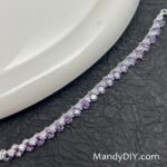 Kit 714 | DIY Bracelet Kit with 5A Zircon Beads | All-Inclusive Beginner Jewelry Making Gift for Women | Video Guide Included | Finished Product - Image 3
