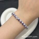Kit 714 | DIY Bracelet Kit with 5A Zircon Beads | All-Inclusive Beginner Jewelry Making Gift for Women | Video Guide Included | Finished Product - Image 2