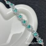 Kit 715 | DIY Bracelet Kit with 5A Zircon Beads | All-Inclusive Beginner Jewelry Making Gift for Women | Video Guide Included | Finished Product - Image 5