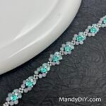 Kit 715 | DIY Bracelet Kit with 5A Zircon Beads | All-Inclusive Beginner Jewelry Making Gift for Women | Video Guide Included | Finished Product - Image 3