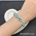 Kit 715 | DIY Bracelet Kit with 5A Zircon Beads | All-Inclusive Beginner Jewelry Making Gift for Women | Video Guide Included | Finished Product - Image 2