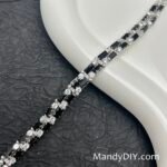 Kit 716 | DIY Bracelet Kit with 5A Zircon Beads | All-Inclusive Beginner Jewelry Making Gift for Women | Video Guide Included | Finished Product