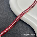 Kit 717 | DIY Bracelet Kit with 5A Zircon Beads | All-Inclusive Beginner Jewelry Making Gift for Women | Video Guide Included | Finished Product