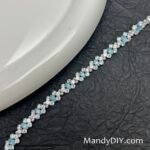 Kit 718 | DIY Bracelet Kit with 5A Zircon Beads | All-Inclusive Beginner Jewelry Making Gift for Women | Video Guide Included | Finished Product - Image 4