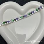 Kit 719 | DIY Bracelet Kit with 5A Zircon Beads | All-Inclusive Beginner Jewelry Making Gift for Women | Video Guide Included | Finished Product - Image 4