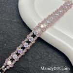 Kit 720 | DIY Bracelet Kit with 5A Zircon Beads | All-Inclusive Beginner Jewelry Making Gift for Women | Video Guide Included | Finished Product