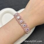 Kit 720 | DIY Bracelet Kit with 5A Zircon Beads | All-Inclusive Beginner Jewelry Making Gift for Women | Video Guide Included | Finished Product - Image 2