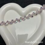 Kit 721(Tutorial Ready) | DIY Bracelet Kit with 5A Zircon Beads | All-Inclusive Beginner Jewelry Making Gift for Women | Video Guide Included | Finished Product - Image 4