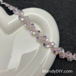 Kit 721(Tutorial Ready) | DIY Bracelet Kit with 5A Zircon Beads | All-Inclusive Beginner Jewelry Making Gift for Women | Video Guide Included | Finished Product - Image 5