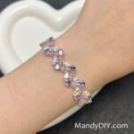 Kit 721(Tutorial Ready) | DIY Bracelet Kit with 5A Zircon Beads | All-Inclusive Beginner Jewelry Making Gift for Women | Video Guide Included | Finished Product - Image 2