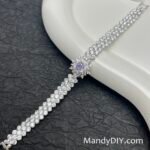 Kit 723 (Tutorial Ready)| DIY Bracelet Kit with 5A Zircon Beads | All-Inclusive Beginner Jewelry Making Gift for Women | Video Guide Included | Finished Product