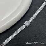 Kit 723 (Tutorial Ready)| DIY Bracelet Kit with 5A Zircon Beads | All-Inclusive Beginner Jewelry Making Gift for Women | Video Guide Included | Finished Product - Image 3