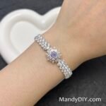 Kit 723 (Tutorial Ready)| DIY Bracelet Kit with 5A Zircon Beads | All-Inclusive Beginner Jewelry Making Gift for Women | Video Guide Included | Finished Product - Image 2