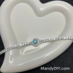 Kit 724 | DIY Bracelet Kit with 5A Zircon Beads | All-Inclusive Beginner Jewelry Making Gift for Women | Video Guide Included | Finished Product - Image 4