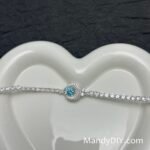 Kit 724 | DIY Bracelet Kit with 5A Zircon Beads | All-Inclusive Beginner Jewelry Making Gift for Women | Video Guide Included | Finished Product - Image 5