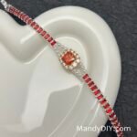 Kit 726 | DIY Bracelet Kit with 5A Zircon Beads | All-Inclusive Beginner Jewelry Making Gift for Women | Video Guide Included | Finished Product - Image 5